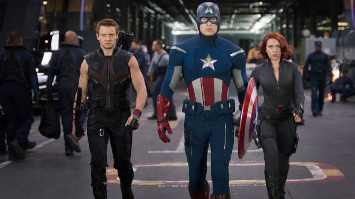 The Avengers – Jeremy Renner, Chris Evans And Scarlett Johansson
